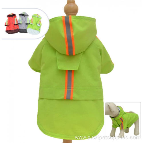 High Quality Outdoor Reflective Waterproof Pet Dog Raincoat